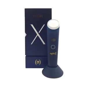 Sapphire X facial device and packaging for skincare at orasmempre-spa.com.
