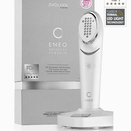 ENEO Advanced Classic device for skin rejuvenation by Avologi, FDA Cleared for non-invasive anti-aging treatments.