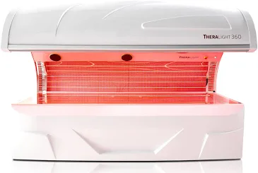 Advanced red light therapy bed for rejuvenation and relaxation at Orasempre Spa.