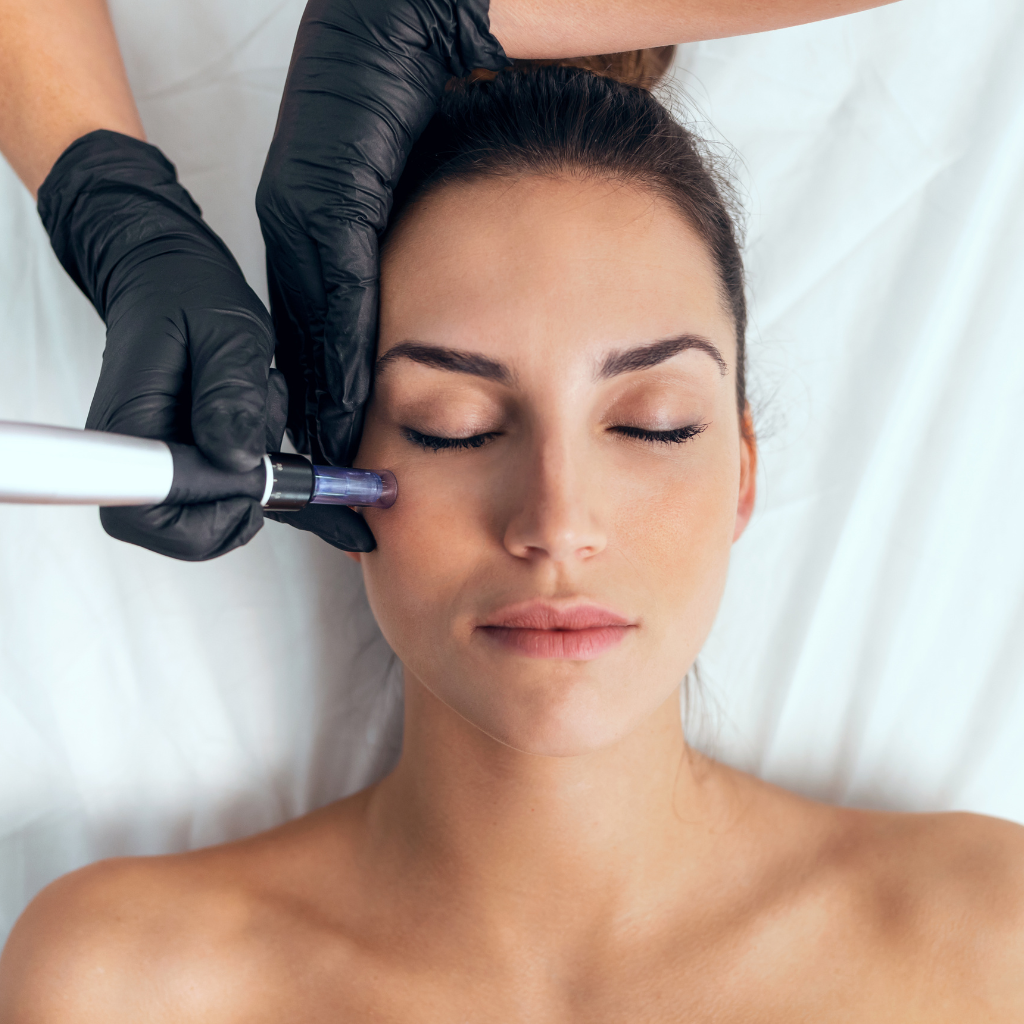 Mesotherapy treatment for skin rejuvenation.